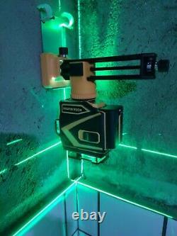 3x360° Tile Level Green Laser Cross line 3D Self Leveling for Floor Wall Ceiling