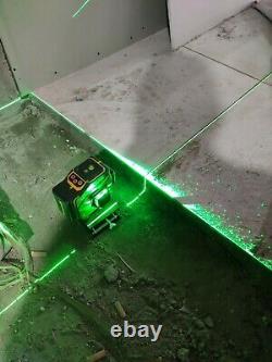 3x360° Tile Level Green Laser Cross line 3D Self Leveling for Floor Wall Ceiling