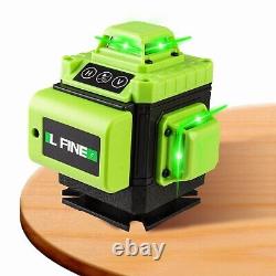 4D 16 Line 360 Rotary Cross Self Leveling Laser Level+Remote+53'' Tripod Stand