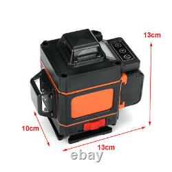 4D 16 Line Laser Level Auto Self Leveling 360° Rotary Measure + 59 Tripod Tool