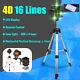 4d 16 Line Laser Level Auto Self Leveling 360° Rotary Measuring + 1.5m Tripod Us