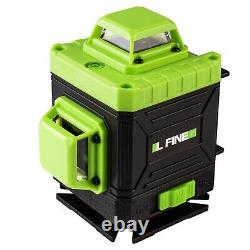 4D 16 Lines Green Laser Level Auto Self Leveling 360 Rotary +54in Tripod