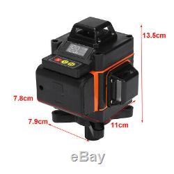 4D 16 Lines Green Light Laser Level 360° Rotary Auto Self Leveling Measure