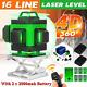4d 360° 16 Line Green Laser Level Auto Self Leveling Rotary Cross Measure Tool