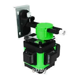 4D 360° 16 Line Green Laser Level Auto Self Leveling Rotary Cross Measure Tool