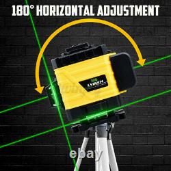 4D 360° 16 Lines Green Laser Level Auto Self Leveling Rotary Cross Measure