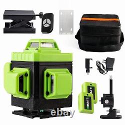 4D 360° 16 Lines Green Laser Level Auto Self Leveling Rotary Cross Measure Tool
