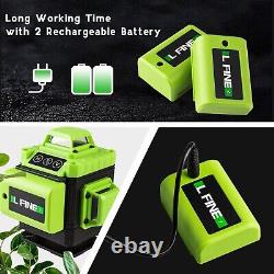 4D 360° 16 Lines Green Laser Level Auto Self Leveling Rotary Cross Measure Tool