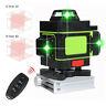 4d Laser Level 16 Lines Green Light Auto Self Leveling 360° Rotary Measure Cross