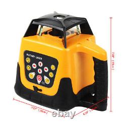 500M Automatic Electronic Self-Leveling 360° Rotary Rotating Red Laser Level Kit