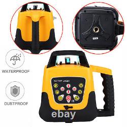 500m Range Self-Leveling 360° Rotary Rotating Red Laser Level Tool Kit Automatic