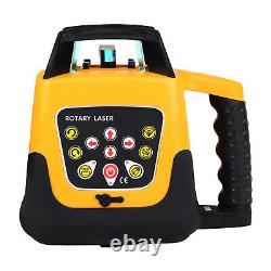 500m Range Self-Leveling 360° Rotary Rotating Red Laser Level Tool Kit Automatic