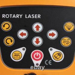 500m Range Self-Leveling 360° Rotary Rotating Red Laser Level Tool Kit Automatic