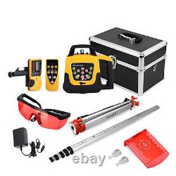 500m Self-leveling Red Laser Level 360 Rotating Rotary with 1.65M Tripod