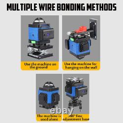 5/16 Lines Green Laser Level 360°Rotary Self Leveling Cross Measure Tool Set ##