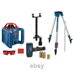 800 Ft. Rotary Laser Level Complete Kit Self Leveling with Hard Carrying Case