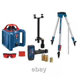 800 Ft. Rotary Laser Level Self Leveling Complete Kit with Hard Carrying Case