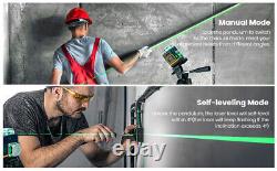 8 lines Self Leveling Rotary Cross Line Laser Level with Remote Controller Tools
