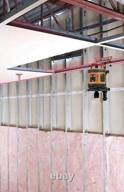 Accurate Self-Leveling Rotary Laser Level Kit with Accessories for Professionals