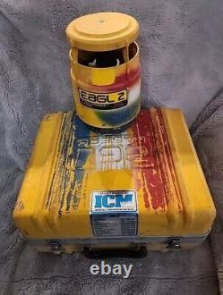Agl Eagl 2 Grade Self Leveling Rotary Laser Level Powers On For Parts Or Repair
