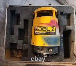 Agl Eagl 2 Grade Self Leveling Rotary Laser Level Powers On For Parts Or Repair