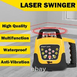 Automatic Electronic 360° Rotary Rotating Self-Leveling Red Laser Level Kits US
