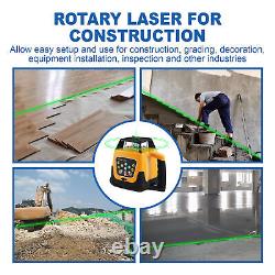 Automatic Self Leveling Green Rotary Laser Level Kit 360 Laser Measuring