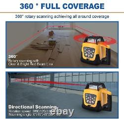 Automatic Self Leveling Rotary Laser, 500m Red Laser Survey Level with Tripod