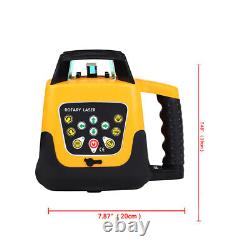 Automatic Self Levelling 360° Rotating Green Laser Level Rotary + Tripod Staff