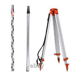 Automatic Self Levelling 360° Rotating Green Laser Level Rotary + Tripod Staff