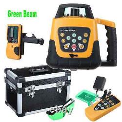 Automatic Self-leveling Rotary Laser Level Red Green Beam 500m Range Horizontal