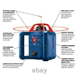 BOSCH 800 ft. Rotary Laser Level Complete Kit Self Leveling with Carrying Case