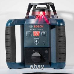 BOSCH GRL250HV Self-Leveling Rotary Laser Level unit + receiver unit + remote