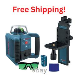 BOSCH GRL300HVG Self-Leveling Green Rotary Laser with Layout Beam Blue