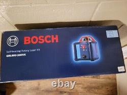 BOSCH GRL800-20HVK Self-Leveling Rotary Laser Kit NEW SAME DAY FREE SHIPPING