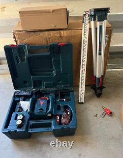 BOSCH GRL800-20HV SELF LEVELING ROTARY LASER KIT LR30 Receiver + Tripod