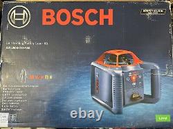 BOSCH GRL800-20HV-SELF LEVELING ROTARY LASER LEVEL-WithLR30 Receiver WithCase Tripod