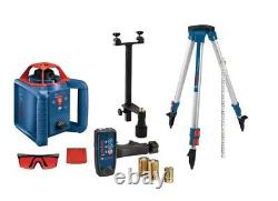 BOSCH GRL800-20HV-SELF LEVELING ROTARY LASER LEVEL-WithLR30 Receiver WithCase Tripod