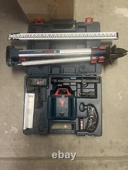 BOSCH GRL800-20HV-SELF LEVELING ROTARY LASER LEVEL-WithLR30 Receiver WithCase Tripod
