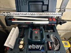 BOSCH GRL800-20HV-SELF LEVELING ROTARY LASER LEVEL-WithLR30 Receiver WithCase Tripod