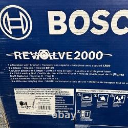 BOSCH REVOLVE2000 Horizontal Self-Leveling Cordless Rotary Laser Kit with Tripod