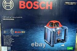 BRAND NEW! Bosch (GRL800-20HVK) Self Leveling Rotary Laser Kit Free Shipping