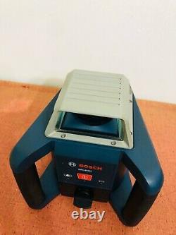 BoschGRL400H self leveling rotary laser with case and spectra receiver hr320