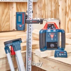 Bosch 1000-ft Red 360-Degree Self-LevelingRotary Laser Level Kit