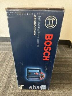 Bosch 800' Rotary Laser Level Kit Self Leveling GRL800-20HVK