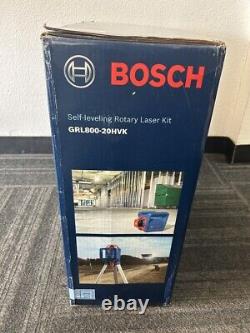 Bosch 800' Rotary Laser Level Kit Self Leveling GRL800-20HVK