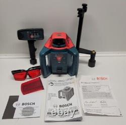 Bosch 800-ft Rotary Laser Self Leveling Kit + Tripod, Receiver, Grade Rod & Case