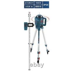 Bosch 800 ft. Self Leveling Rotary Laser Level Kit with Carrying Case GRL240HVCK