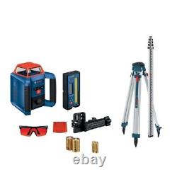 Bosch CANADA Revolve 2000ft. Horizontal Rotary Laser Self Leveling Complete Kit