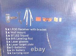 Bosch GRL1000-20HVK-RT Self-Leveling Rotary Laser Kit 1000' NEW BOX OPENED